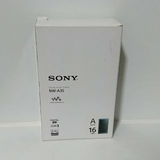 ソニー(SONY)のSONY  ウォークマン Aシリーズ NW-A35(B)(ポータブルプレーヤー)