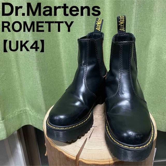ドクターマーチン ROMETTY UK4 サイドゴアブーツ 厚底 チェルシー
