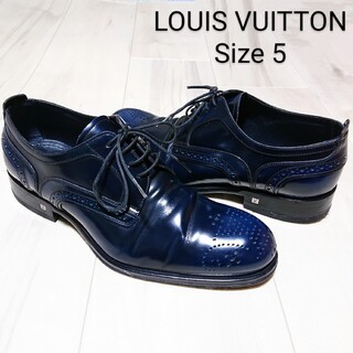 ルイヴィトン(LOUIS VUITTON)のLOUIS VUITTON❇️メダリオン 本革シューズ Size5(ドレス/ビジネス)