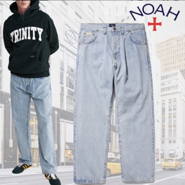 Noah nyc pleated jeans | hartwellspremium.com