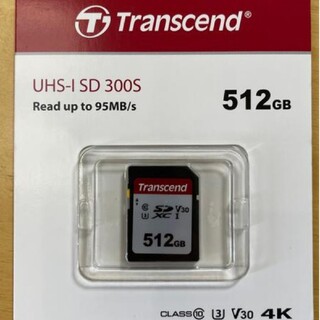 トランセンド(Transcend)の512GB SDカード UHS-I SD 300S(その他)