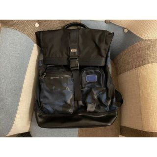 トゥミ(TUMI)のTUMI サイプレス/ロールトップバックパック/カモフラ　青色(バッグパック/リュック)