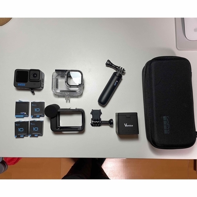 GoPro hero 10 モジュラー ハウジング バッテリー3つ付き