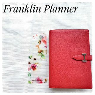 フランクリンプランナー(Franklin Planner)の美品 フランクリンプランナー バインダー システム手帳 ページファインダー(ファイル/バインダー)