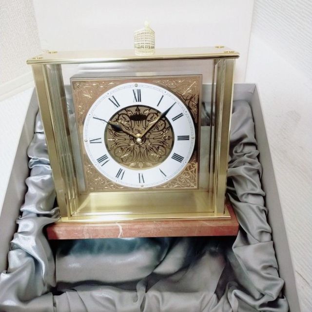置時計日本最高級 銀座和光 置時計 WAKOクロック クオーツ 〈HW950R 