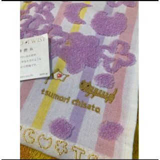 ツモリチサト(TSUMORI CHISATO)のツモリチサト　ハンドタオル　ネコ刺繍p(ハンカチ)