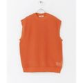 【ORANGE】カラフルメッシュニットベスト