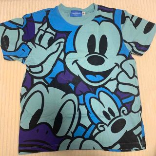 ディズニー(Disney)のミッキー 総柄 Tシャツ 140(Tシャツ(半袖/袖なし))