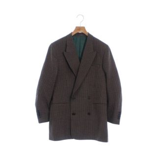 ポールスミス(Paul Smith)のPaul Smith テーラードジャケット L 茶x黒(ギンガムチェック) 【古着】【中古】(テーラードジャケット)