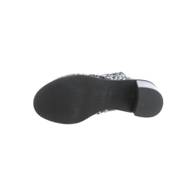 MM6(エムエムシックス)のMM6 エムエムシックス ブーツ 35(21.5cm位) 黒xシルバー 【古着】【中古】 レディースの靴/シューズ(ブーツ)の商品写真