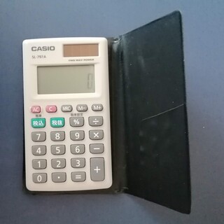 カシオ(CASIO)の携帯用太陽電池電卓(オフィス用品一般)