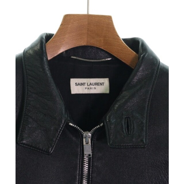Saint Laurent Paris ライダース 44(S位) 黒 【古着】【中古】の通販 Saint Laurent Paris ライダース 44(S位) 黒 【古着】【中古】の通販