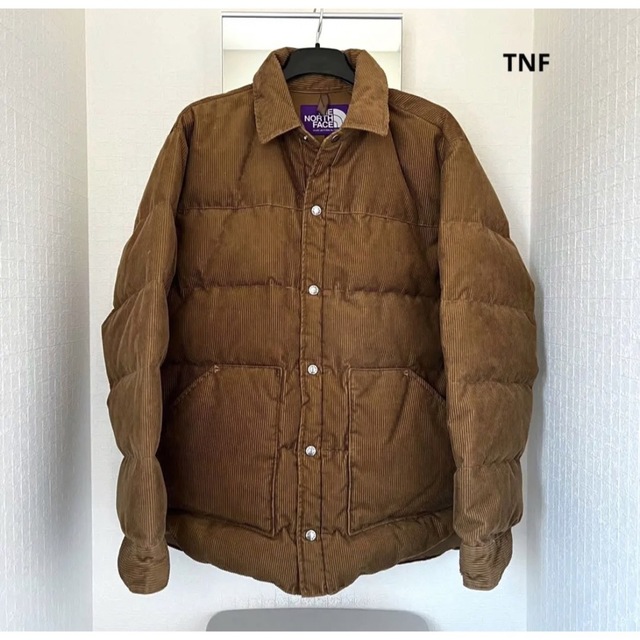 THE NORTH FACE(ザノースフェイス)のTNFパープルレーベル Corduroy Down Shirt Jacket メンズのジャケット/アウター(ダウンジャケット)の商品写真