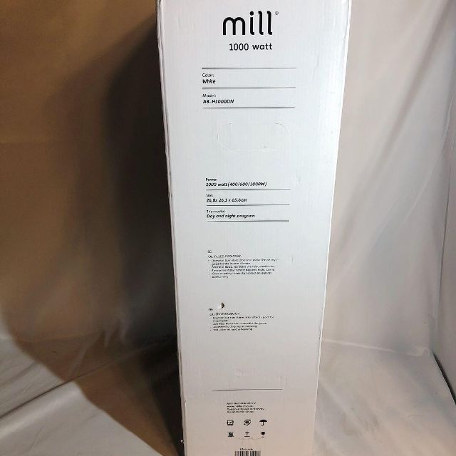 mill オイルヒーター 1000W 通電確認済み!