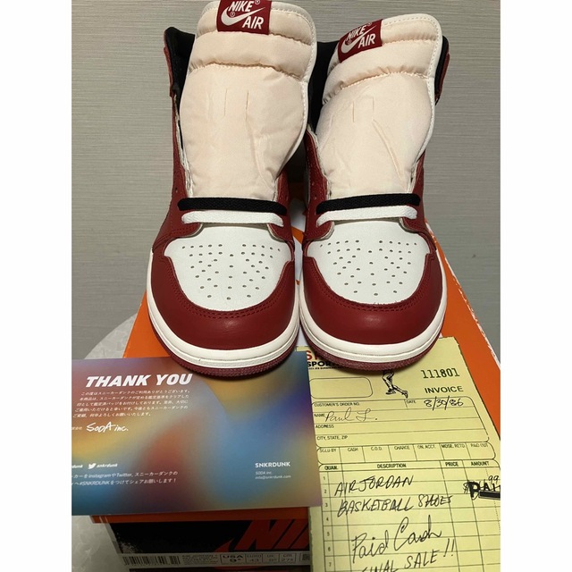 驚きの安さ Air Jordan Found & "Lost OG High 1 スニーカー 驚きの安さ Air Jordan Found & "Lost OG High 1 スニーカー