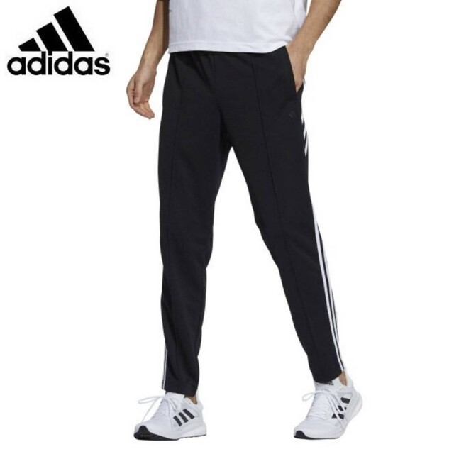 adidas(アディダス)の新品　アディダス　メンズ　上下セット　Lサイズ　冬　春　黒　ブラック　ジャージ メンズのトップス(ジャージ)の商品写真