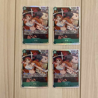バンダイ(BANDAI)のワンピースカード　ナミ　ＳＲ　4枚(シングルカード)