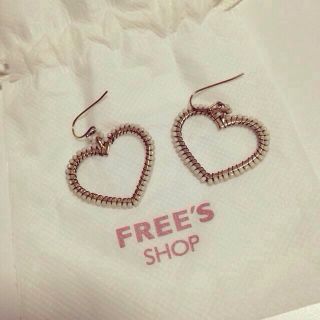 フリーズショップ(FREE'S SHOP)のお値下げ！ハートピアス♡(ピアス)