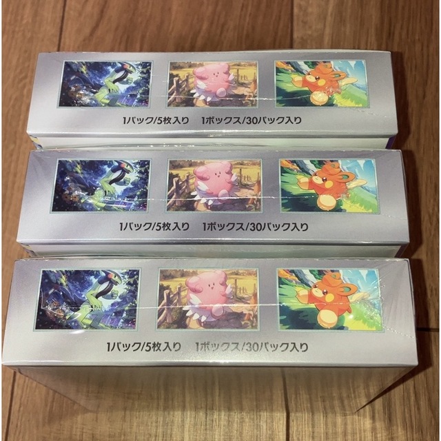 ポケモン - ポケモンカード バイオレットex 3box 新品未開封