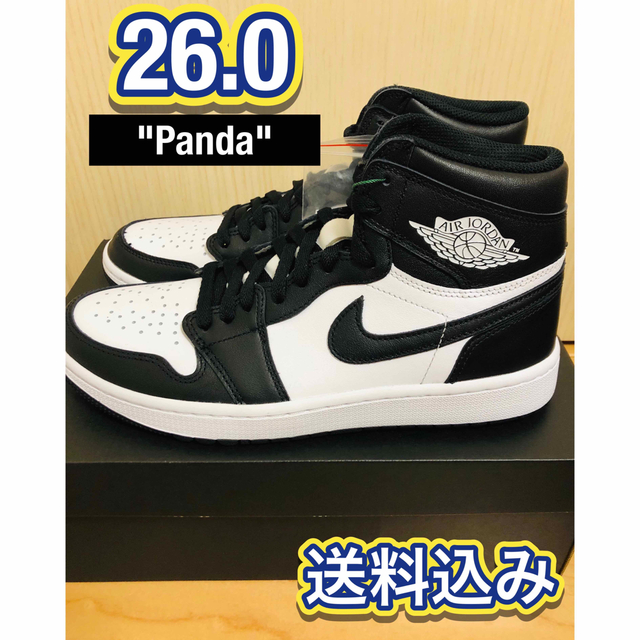 【激レア】NIKE AIR JORDAN1 HIGH G Panda 26.0のサムネイル