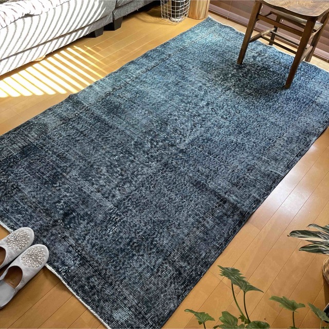格安新品 人気 オーバーダイ デニムブルー シャビー トルコ