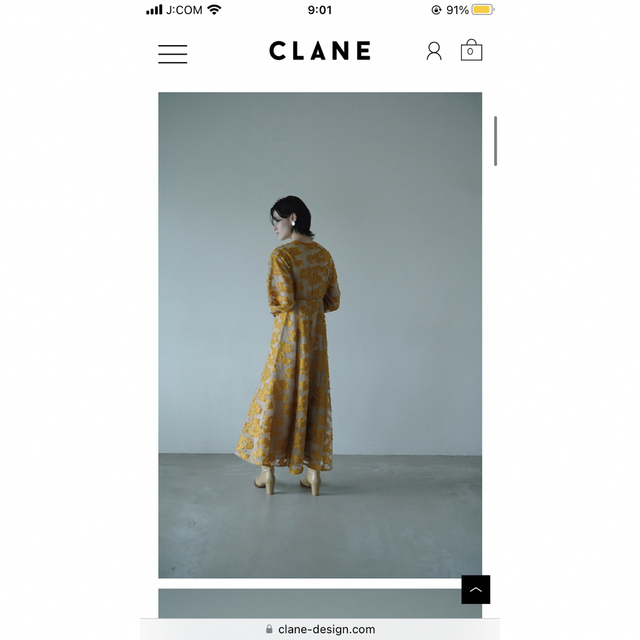 CLANE - CLANE クラネ FLOW FLOWER JACQUARD ONE PIECEの通販 by sya