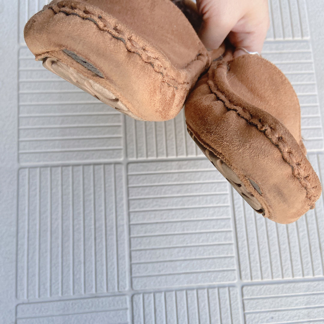 coen(コーエン)のcoen☆キャメル　フェイクファーモカシン レディースの靴/シューズ(スリッポン/モカシン)の商品写真