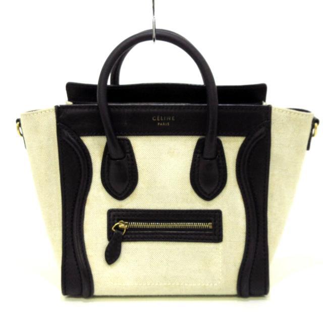 ついに再販開始!】 celine - セリーヌ ハンドバッグ レディース 白×黒 ...