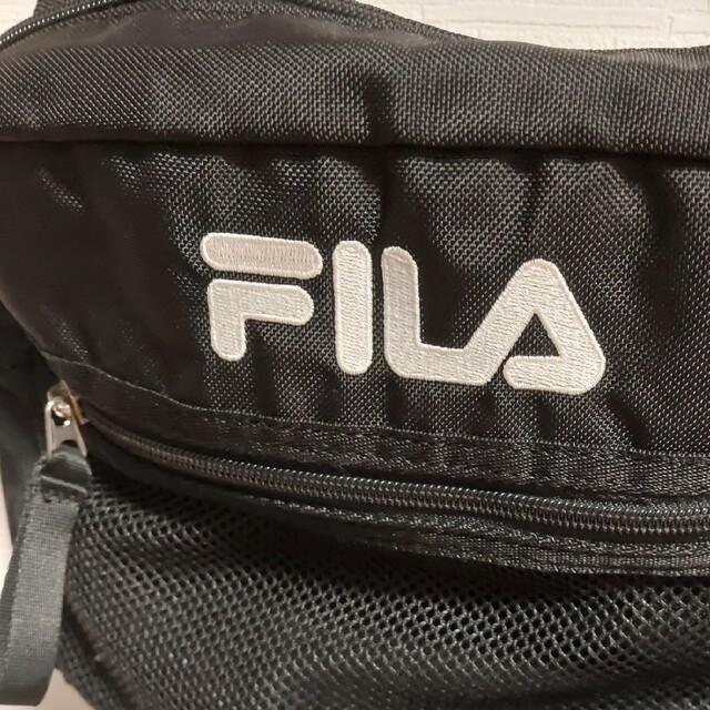 FILA(フィラ)の値下げ✨ FILA　ショルダー　ブラック　wcloset コラボ レディースのバッグ(ショルダーバッグ)の商品写真