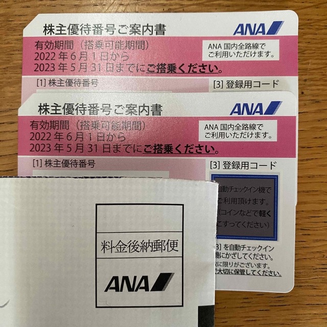 ANA(全日本空輸)(エーエヌエー(ゼンニッポンクウユ))のANA 株主優待券 チケットの優待券/割引券(その他)の商品写真