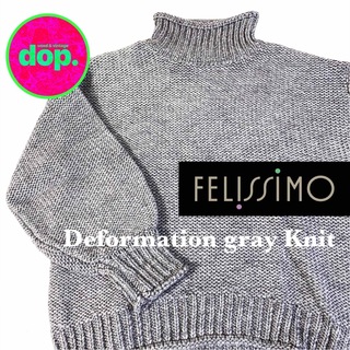 フェリシモ(FELISSIMO)の▼ FELISSIMO gray knit ▼(ニット/セーター)
