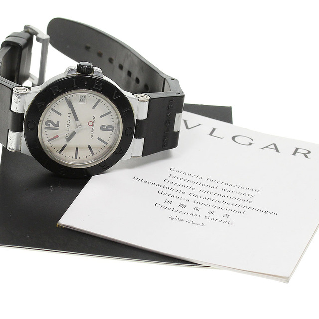 リアル BVLGARI アルミニウム AL38TA 自動巻き ecousarecycling.com