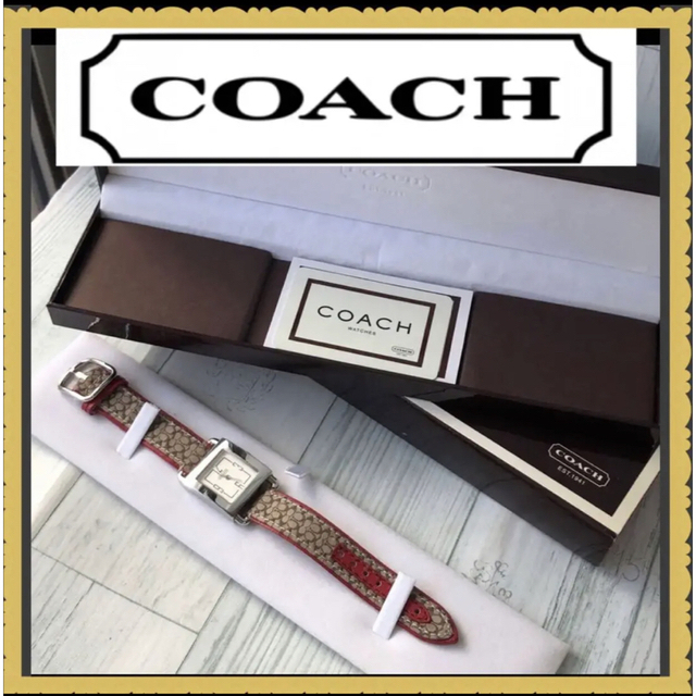 COACH(コーチ)のCOACHコーチ腕時計　スクエア レディースのファッション小物(腕時計)の商品写真