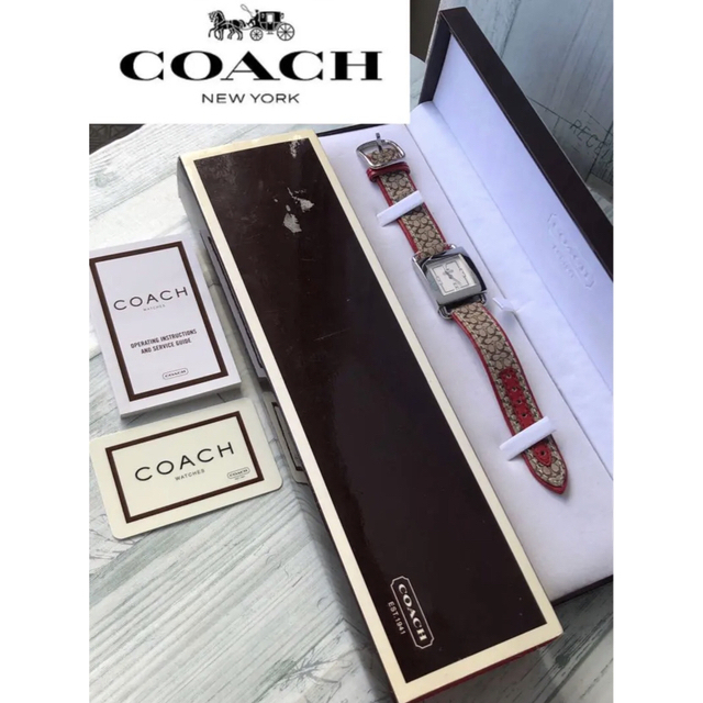 COACH(コーチ)のCOACHコーチ腕時計　スクエア レディースのファッション小物(腕時計)の商品写真