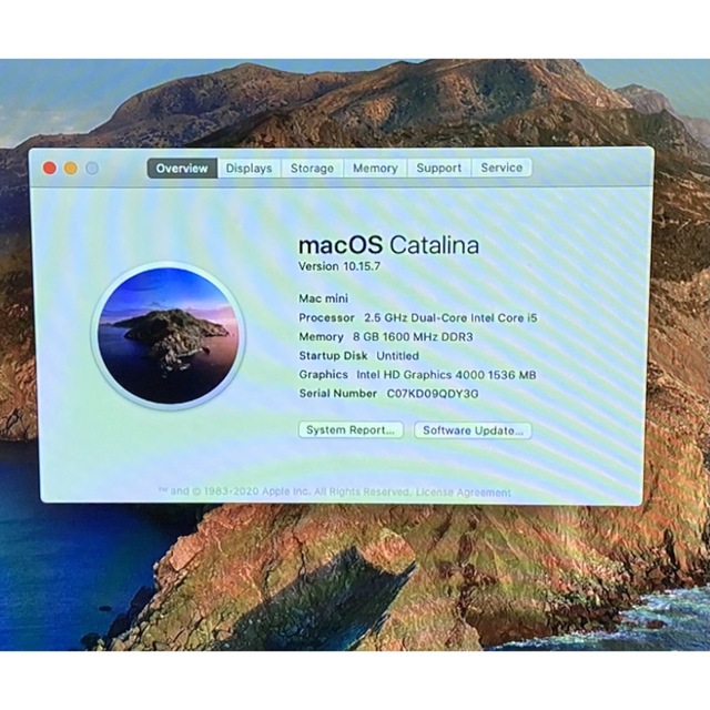 Mac (Apple)(マック)のMac mini i5 8GB 256GB SSD Late 2012 スマホ/家電/カメラのPC/タブレット(デスクトップ型PC)の商品写真