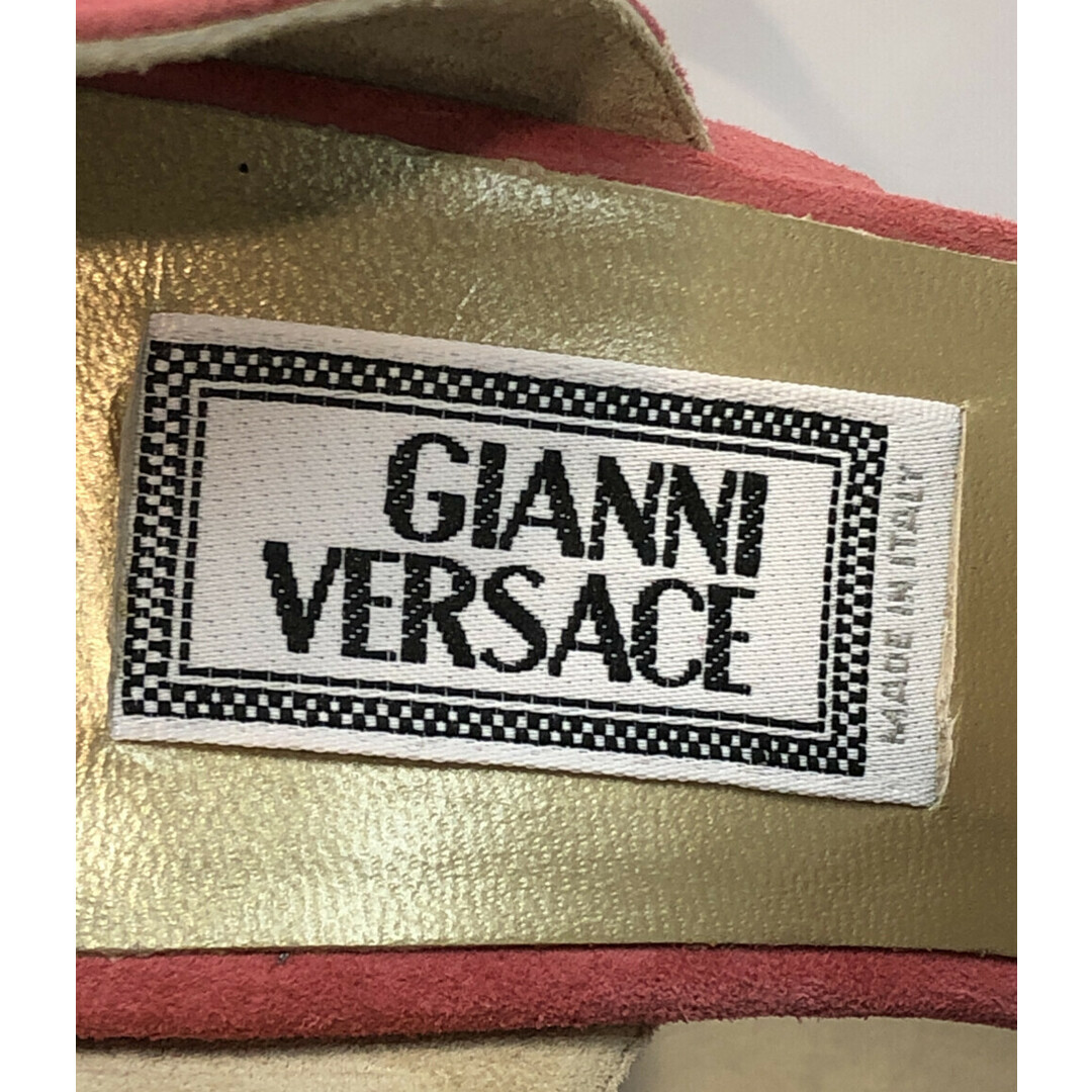 GIANNI VERSACE ヴェルサーチ ヒール ベルト アンクルストラップ