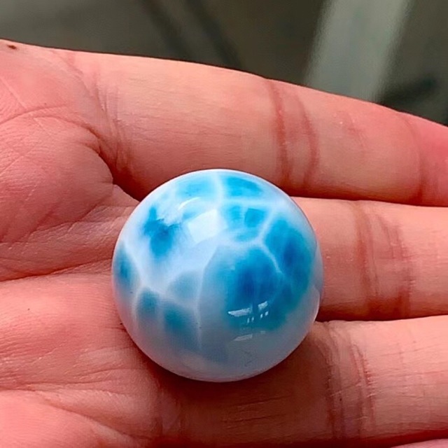 品質のいい 【天然】ラリマー 23mm 丸玉 各種パーツ - kajal.pl