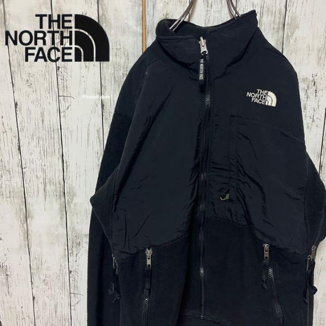 THE NORTH FACE - 【USA規格】ノースフェイス デナリジャケット 刺繍ロゴ ブラック M