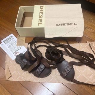 ディーゼル(DIESEL)のディーゼル　diesel サンダル　本革　24cm(サンダル)