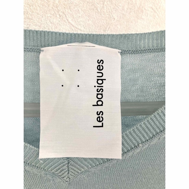 カシミヤ混 コットンニット Les basiques リゼッタ ベッツィー カシミヤ混 コットンニット Les basiques リゼッタ ベッツィー
