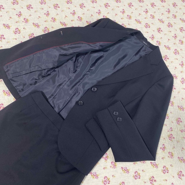 トップシークレット コムサイズム スカートスーツ S W60 黒 就活 未