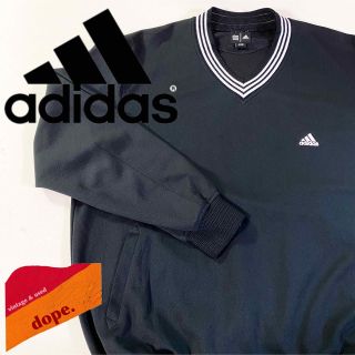 アディダス(adidas)の▼ 90's adidas V neck black tops ▼(ジャージ)