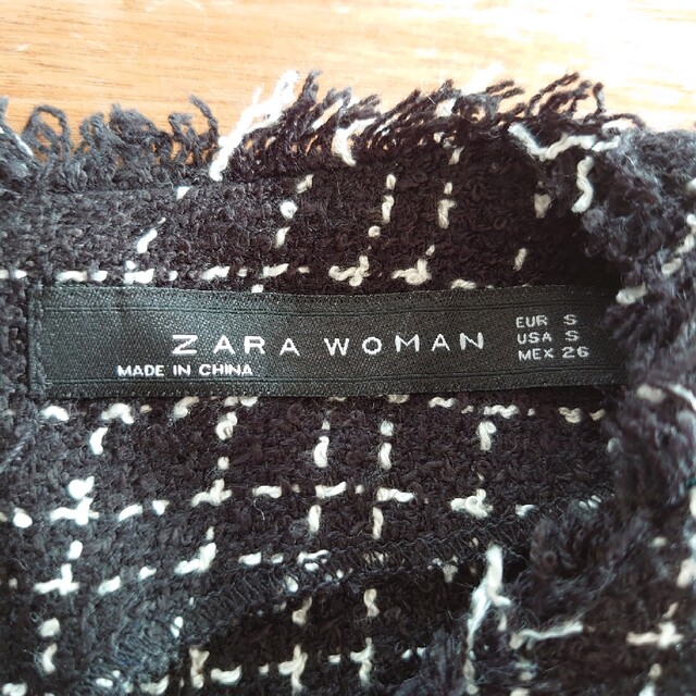 ZARA(ザラ)のZARA WOMAN フリンジカットソー レディースのトップス(カットソー(長袖/七分))の商品写真