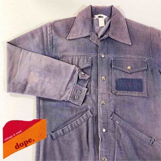 ▼ vintage purple blue denim JKT ▼(Gジャン/デニムジャケット)