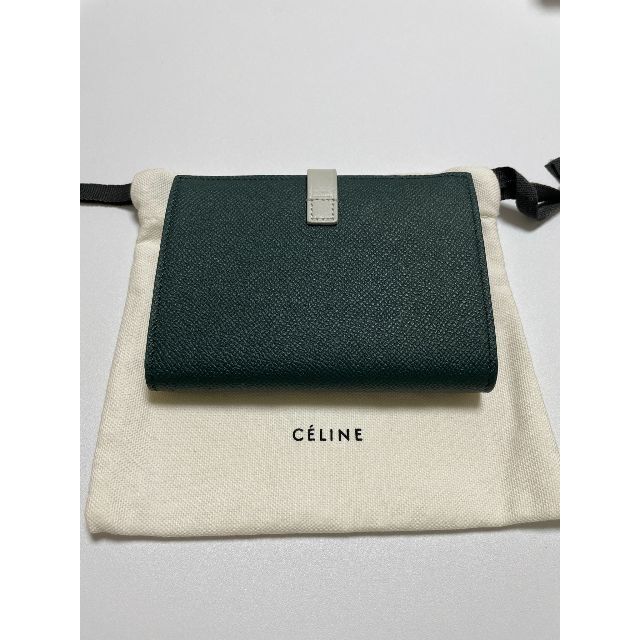 celine(セリーヌ)のセリーヌ ミディアムストラップ ウォレット コンパクト 二つ折り財布 レディースのファッション小物(財布)の商品写真