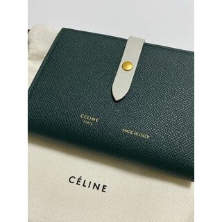 CELINE  セリーヌ 折財布　ミニ財布　グリーンクレイ