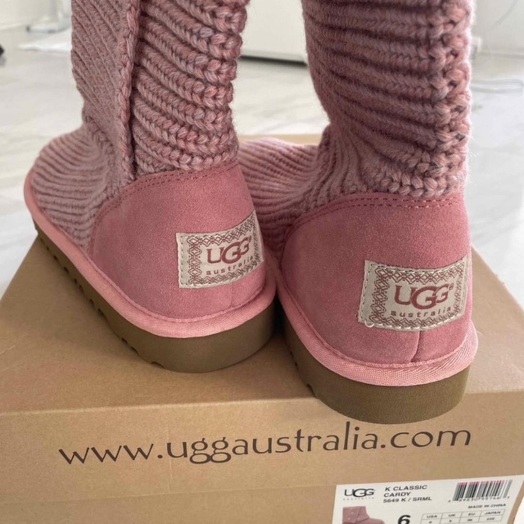 UGG2wayピンクニットブーツ＊6＊箱無し発送＊ 1