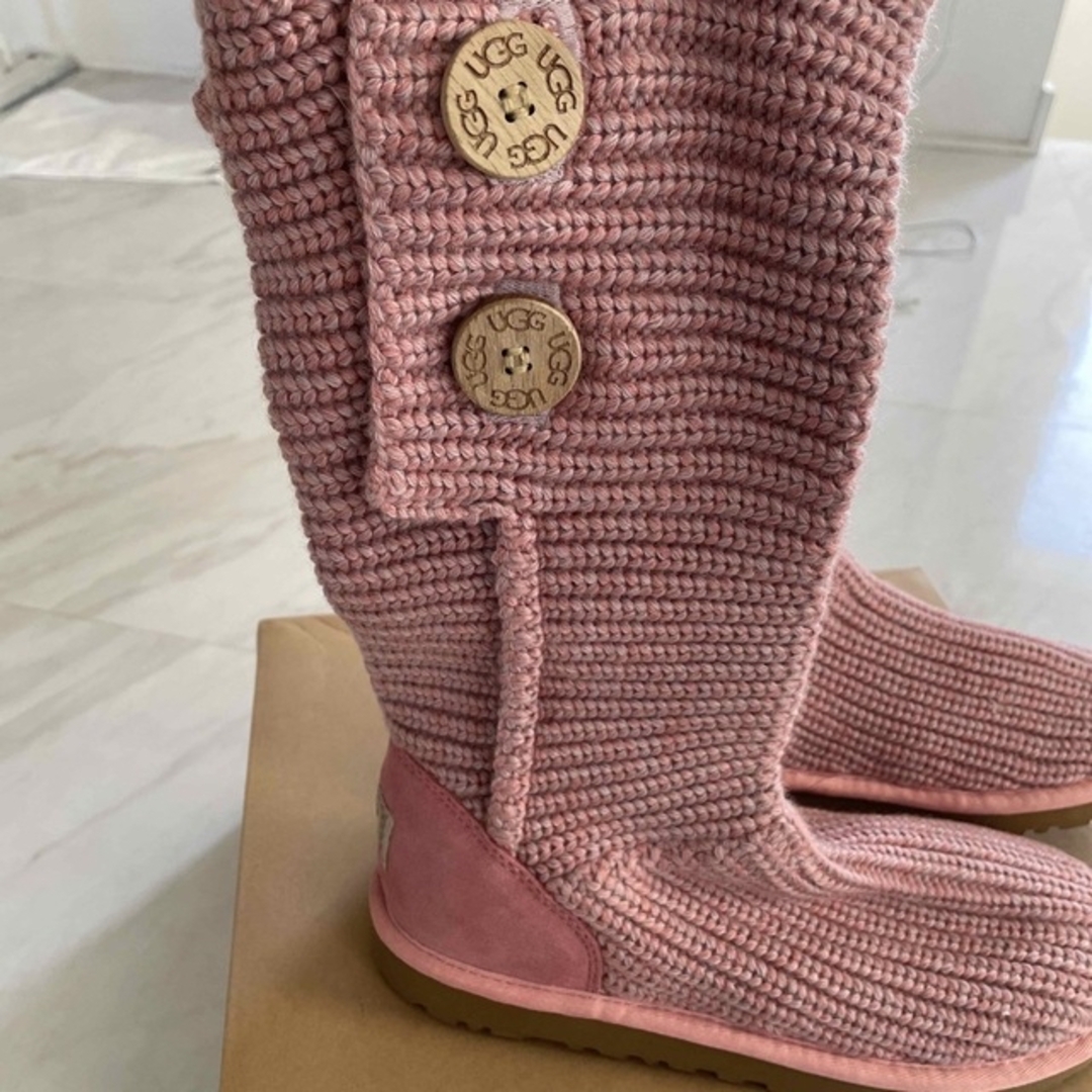 UGG2wayピンクニットブーツ＊6＊箱無し発送＊ 2