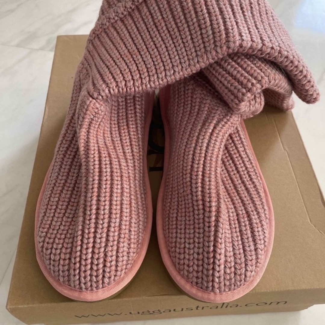 UGG2wayピンクニットブーツ＊6＊箱無し発送＊ 3