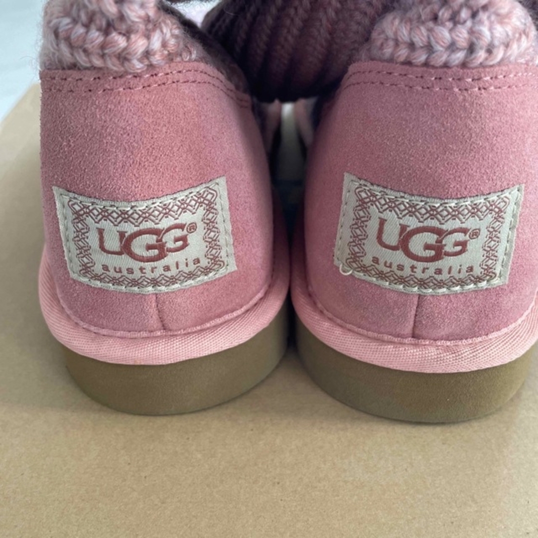 UGG2wayピンクニットブーツ＊6＊箱無し発送＊ 4